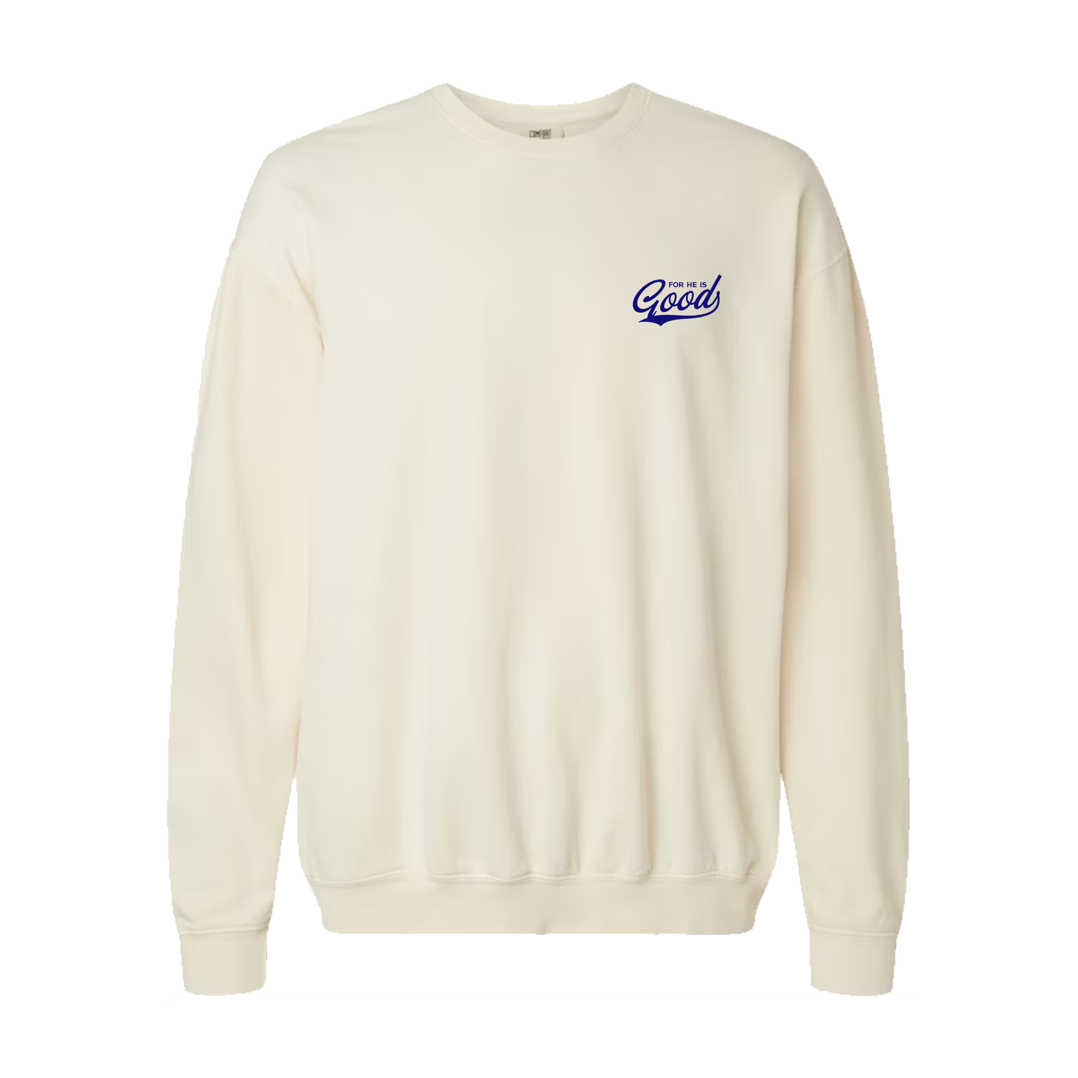 For He is GOOD Crewneck - Ivory