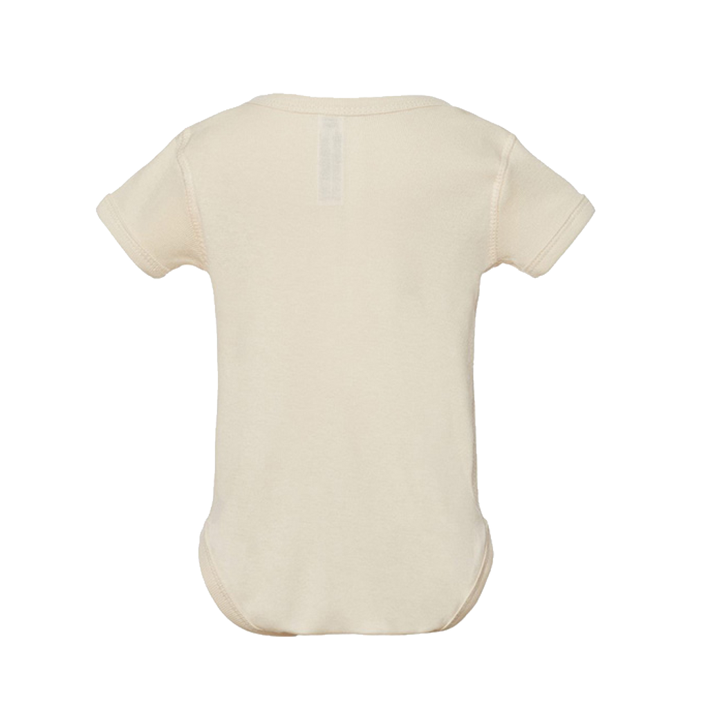 For He is GOOD Infant Baby Rib Bodysuit - Natural