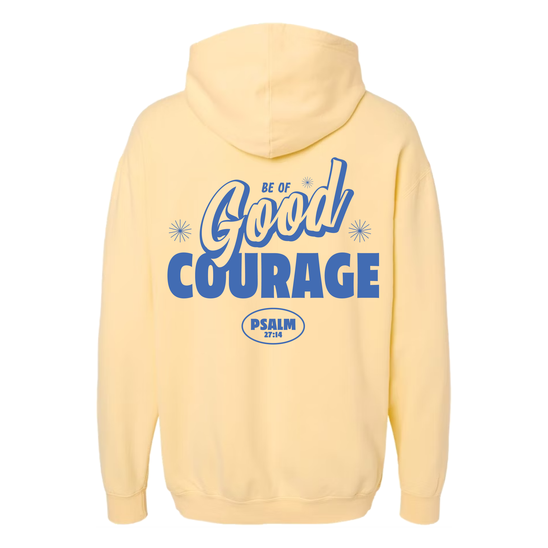 Be of GOOD Courage Lightweight Hoodie - Butter