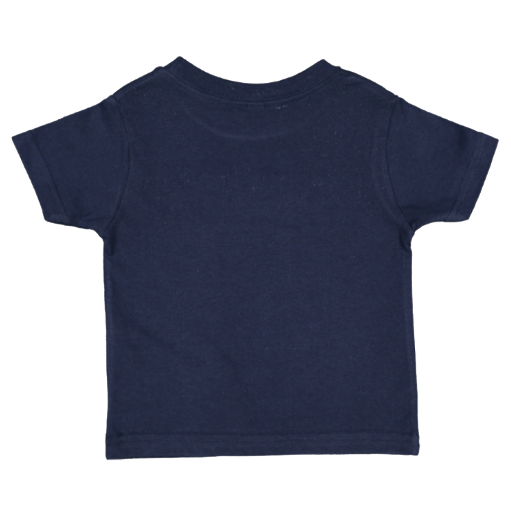 Fight the GOOD Fight of Faith Infant Fine Jersey Tee - Navy