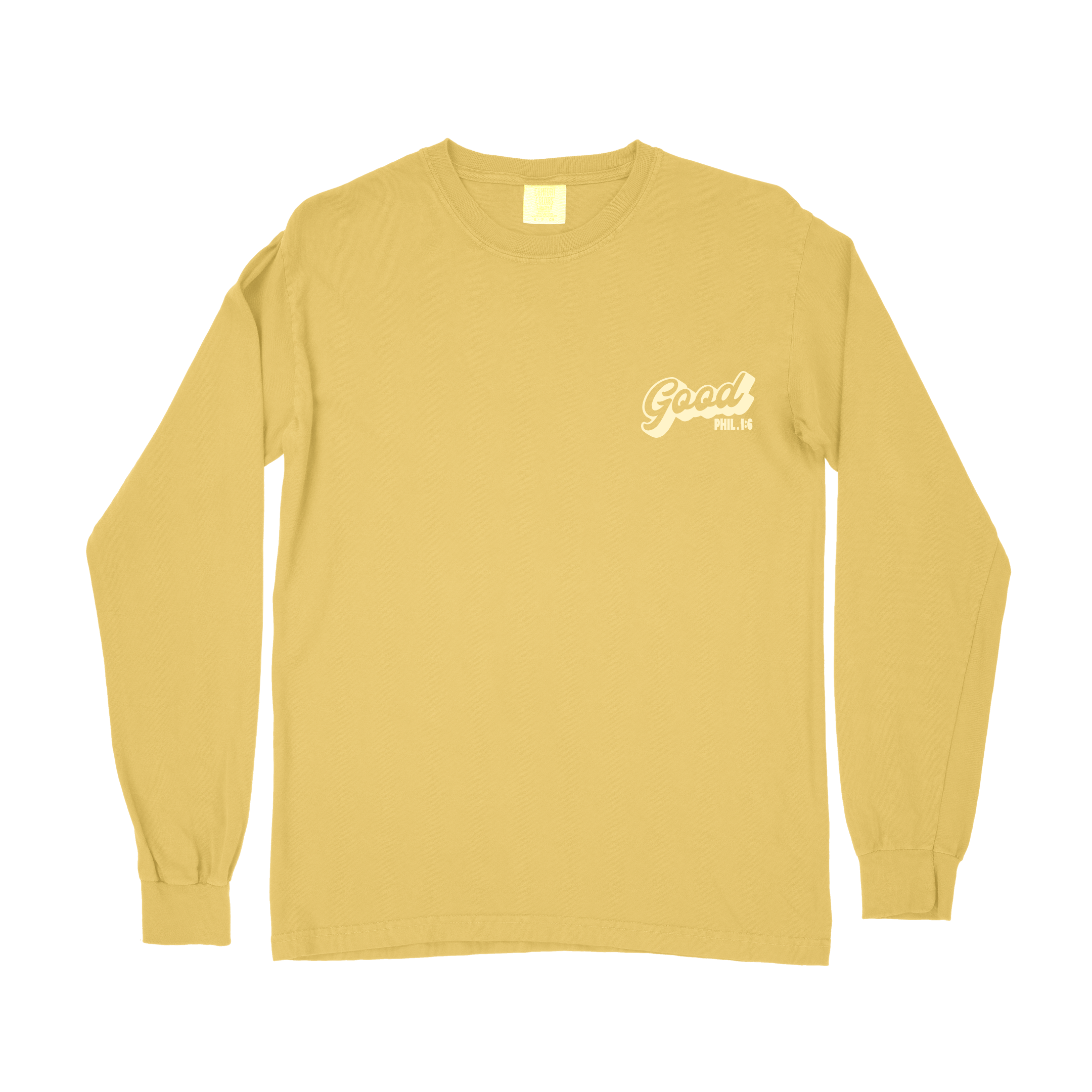 GOOD Work In You Long Sleeve Tee - Mustard