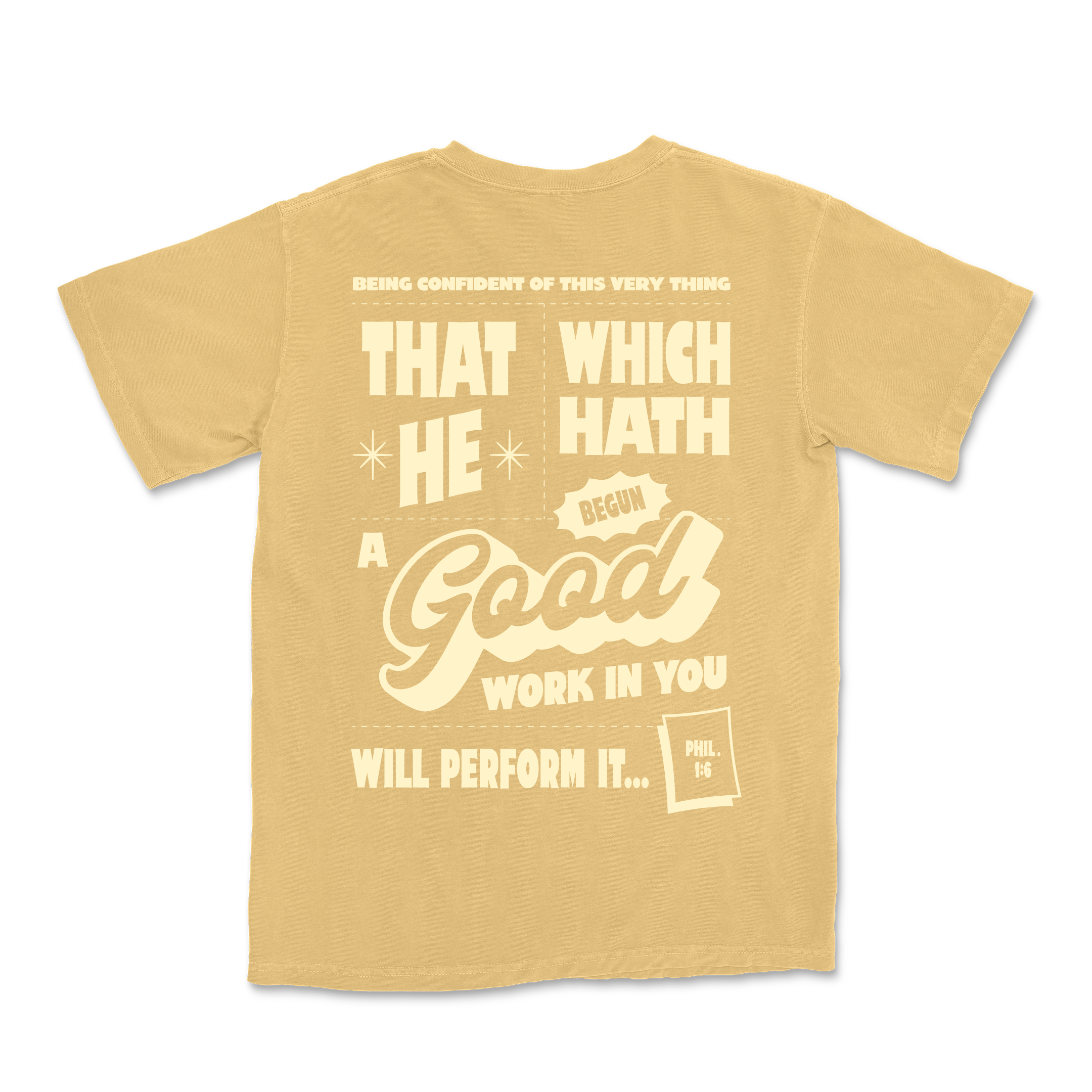 GOOD Work In You Tee - Mustard