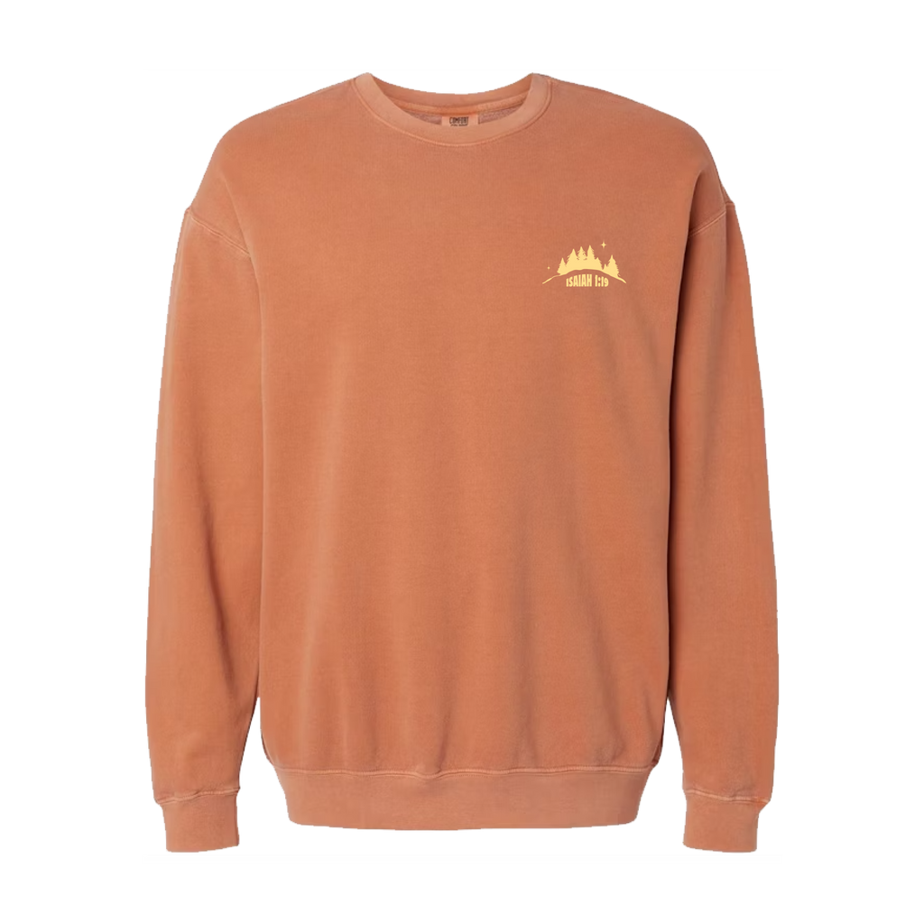Eat the GOOD of the Land Lightweight Crewneck - Yam