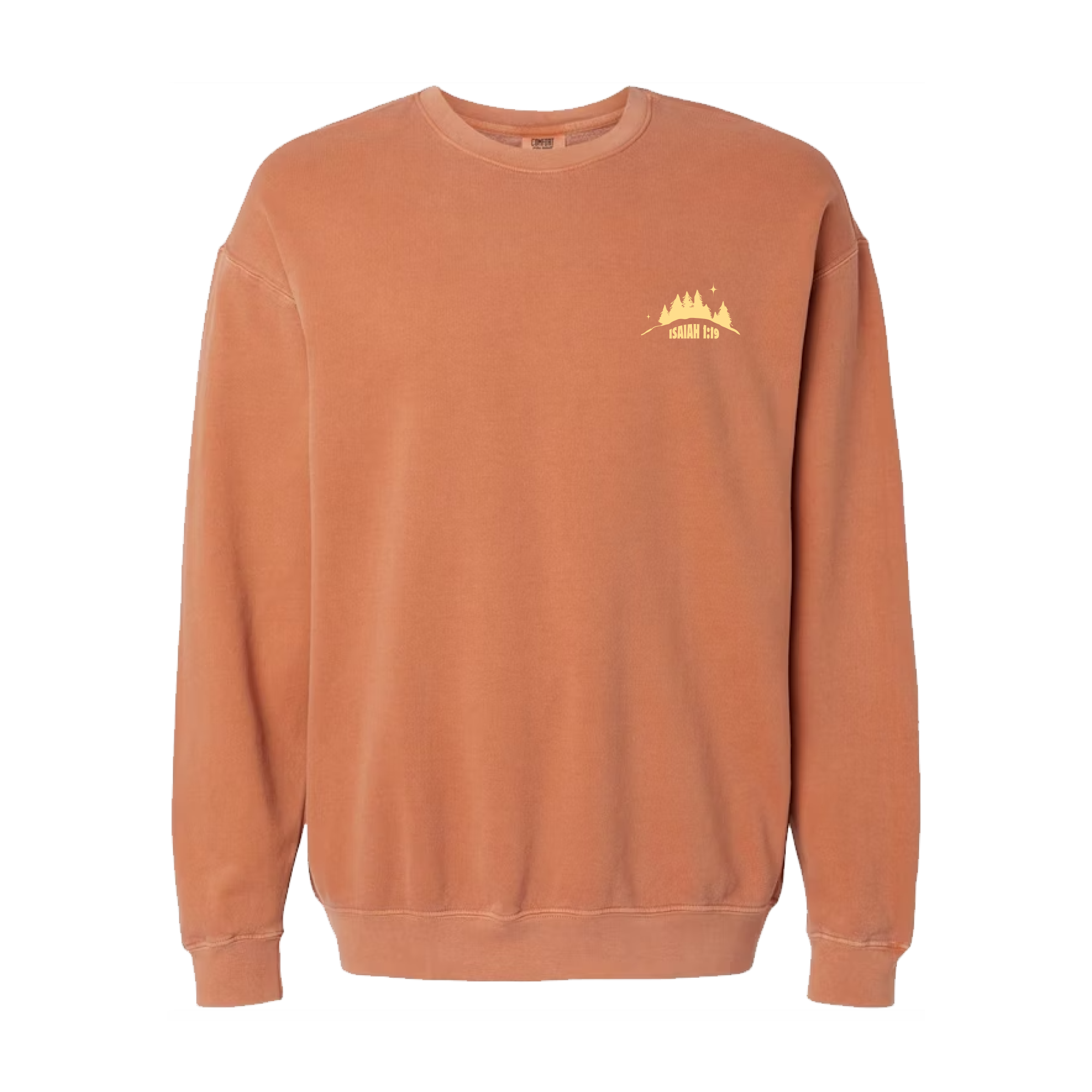 Eat the GOOD of the Land Lightweight Crewneck - Yam