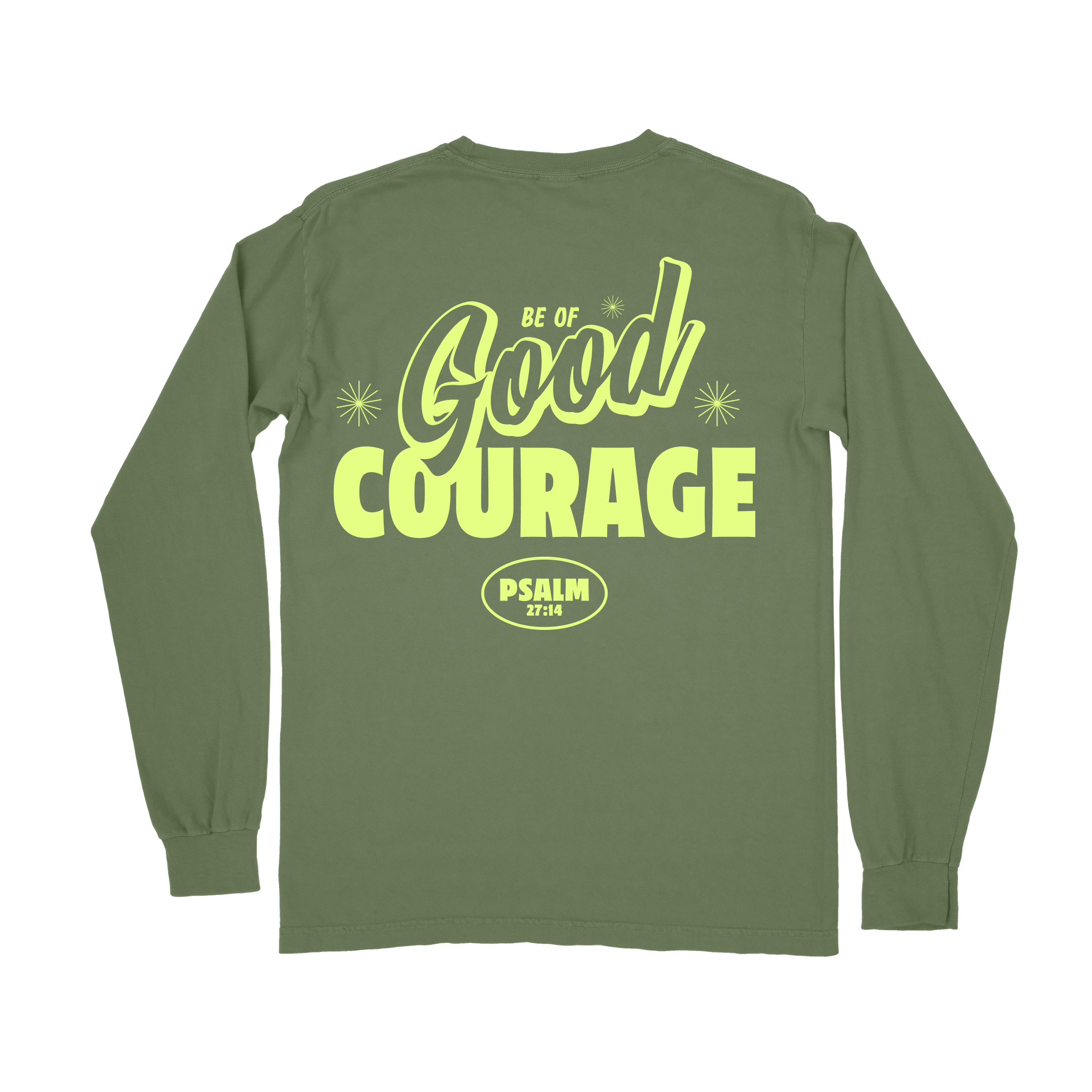 Be of GOOD Courage Long Sleeve Tee - Hemp