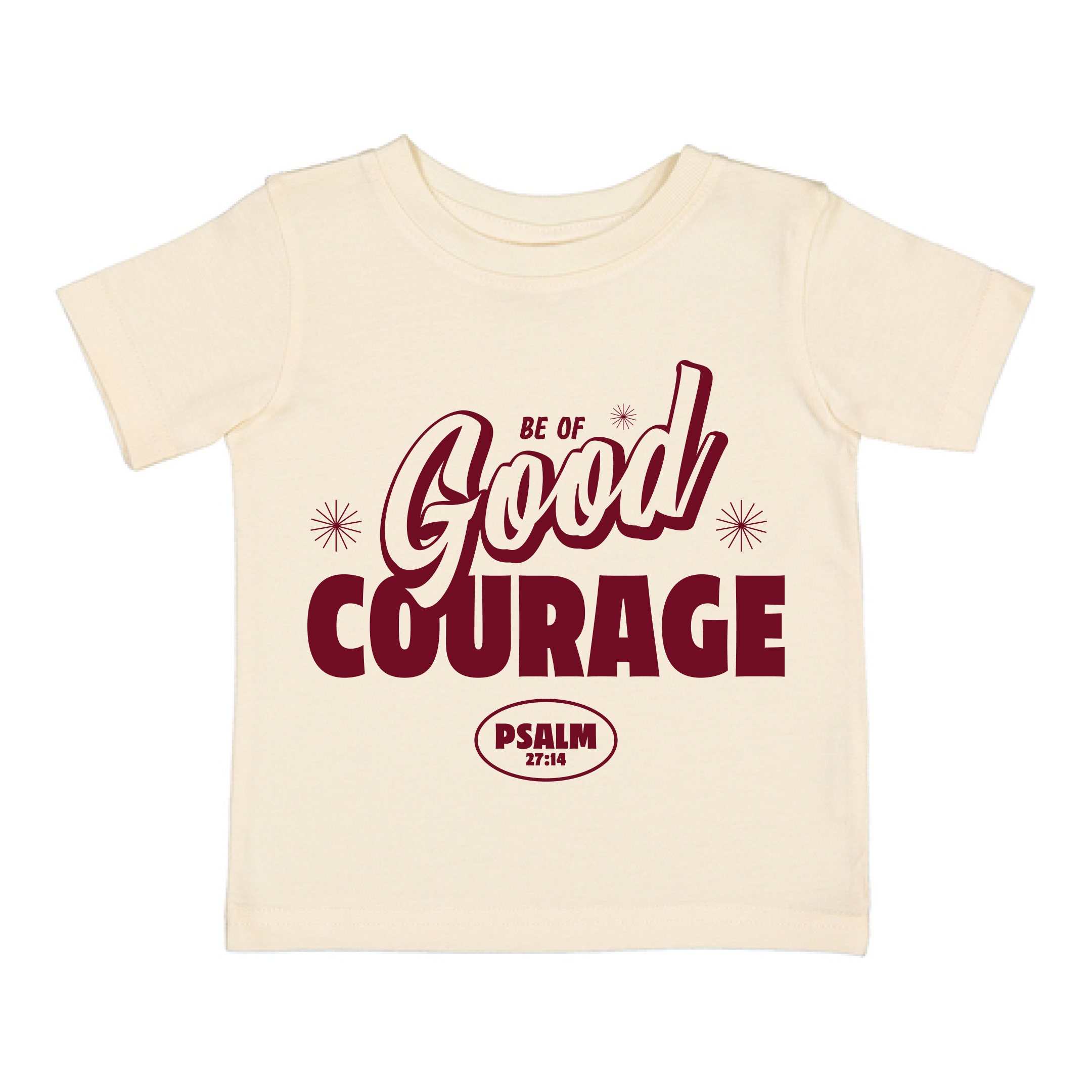 Be of GOOD Courage Infant Fine Jersey Tee - Natural
