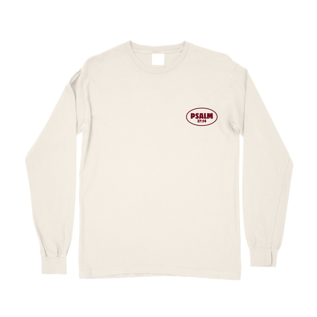 Be of GOOD Courage Long Sleeve Tee - Ivory