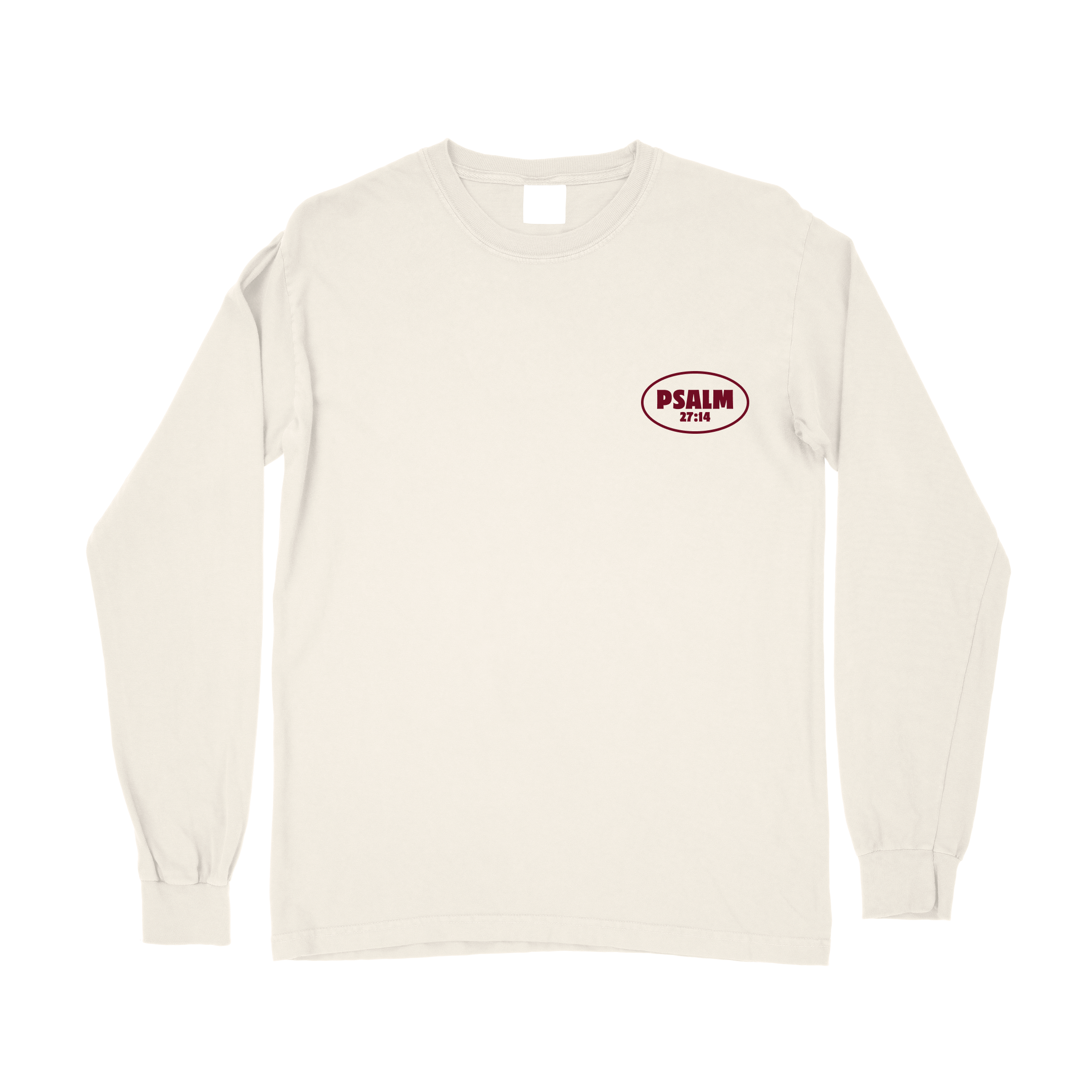 Be of GOOD Courage Long Sleeve Tee - Ivory