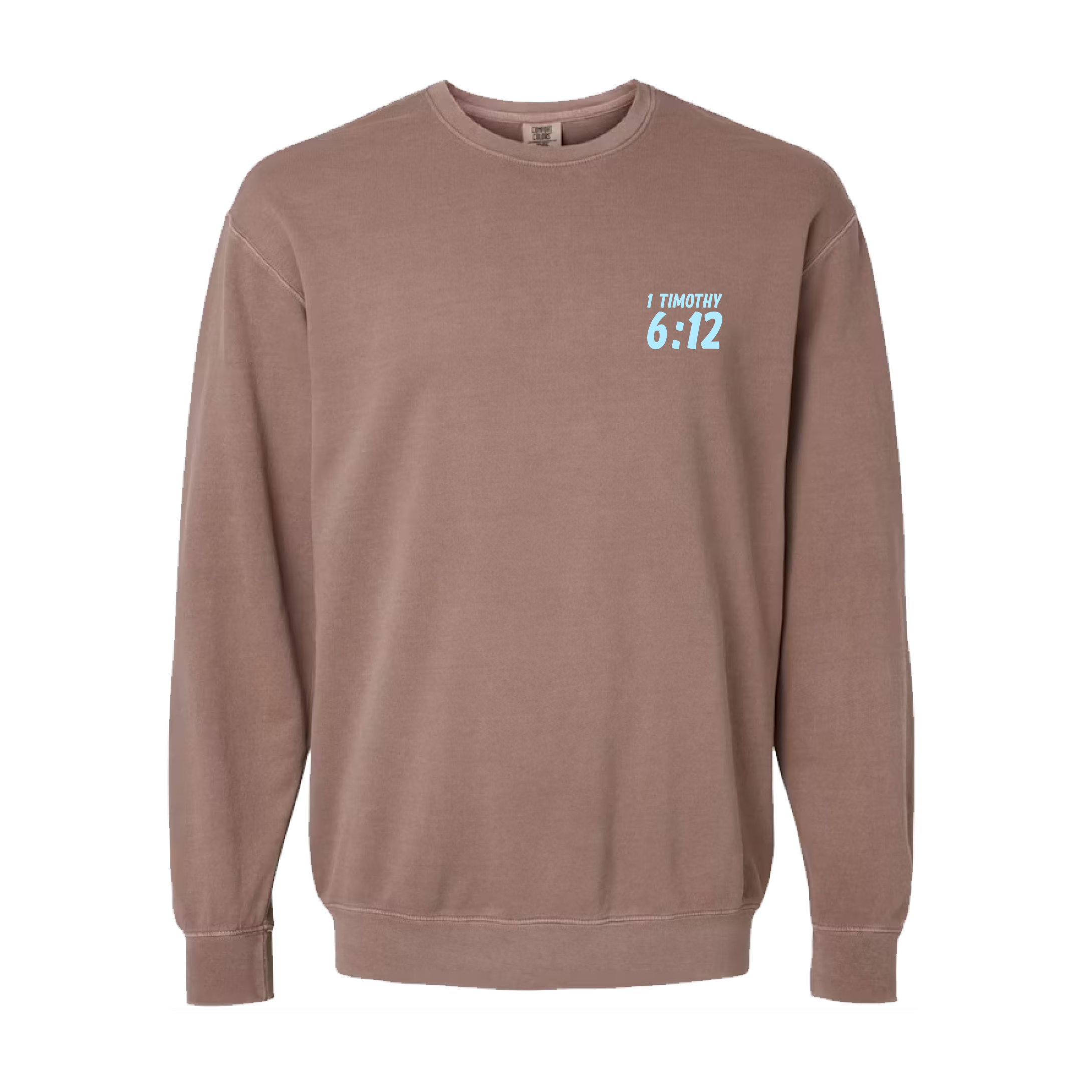 Fight the GOOD Fight of Faith Crewneck - Espresso