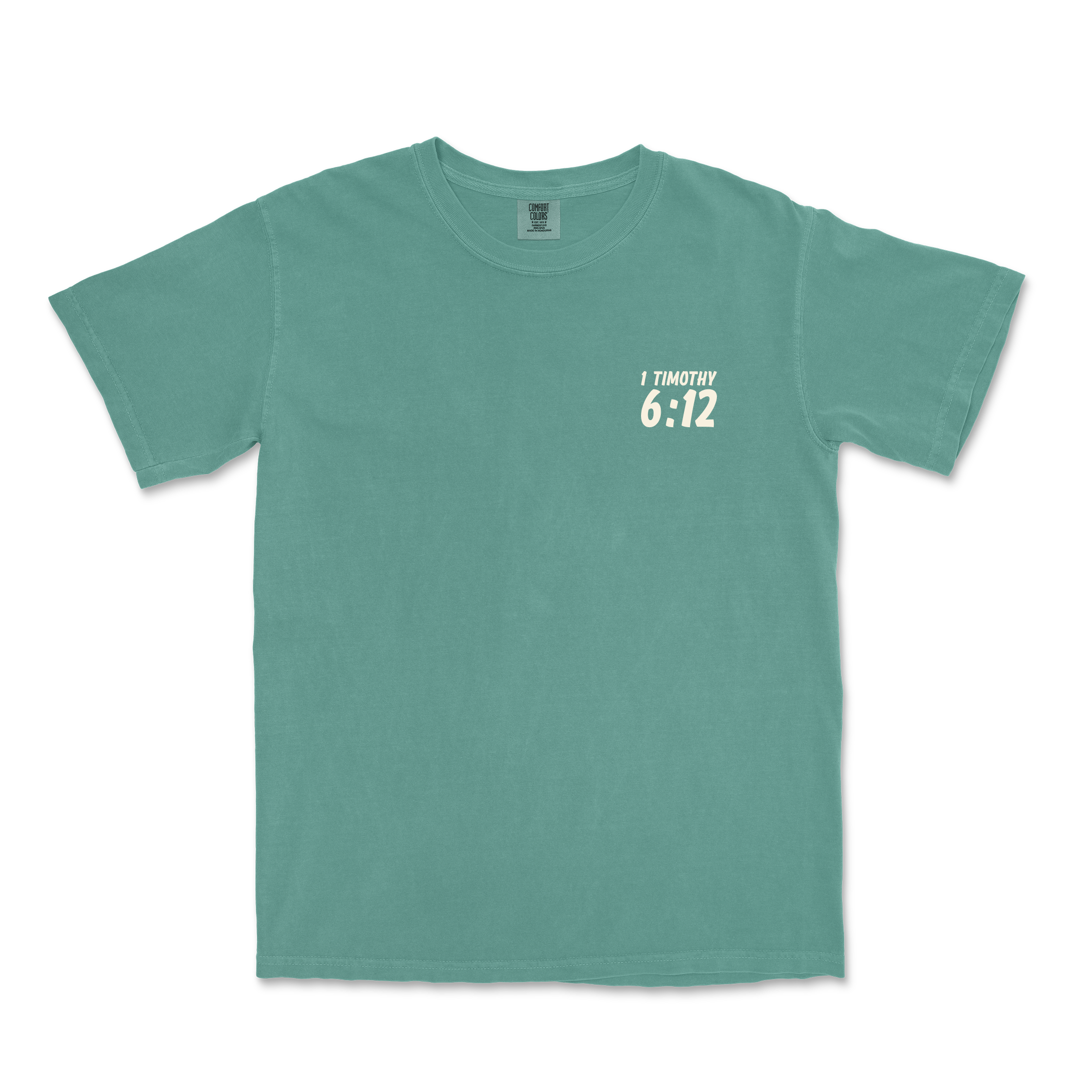 Fight the GOOD Fight of Faith Tee - Light Green