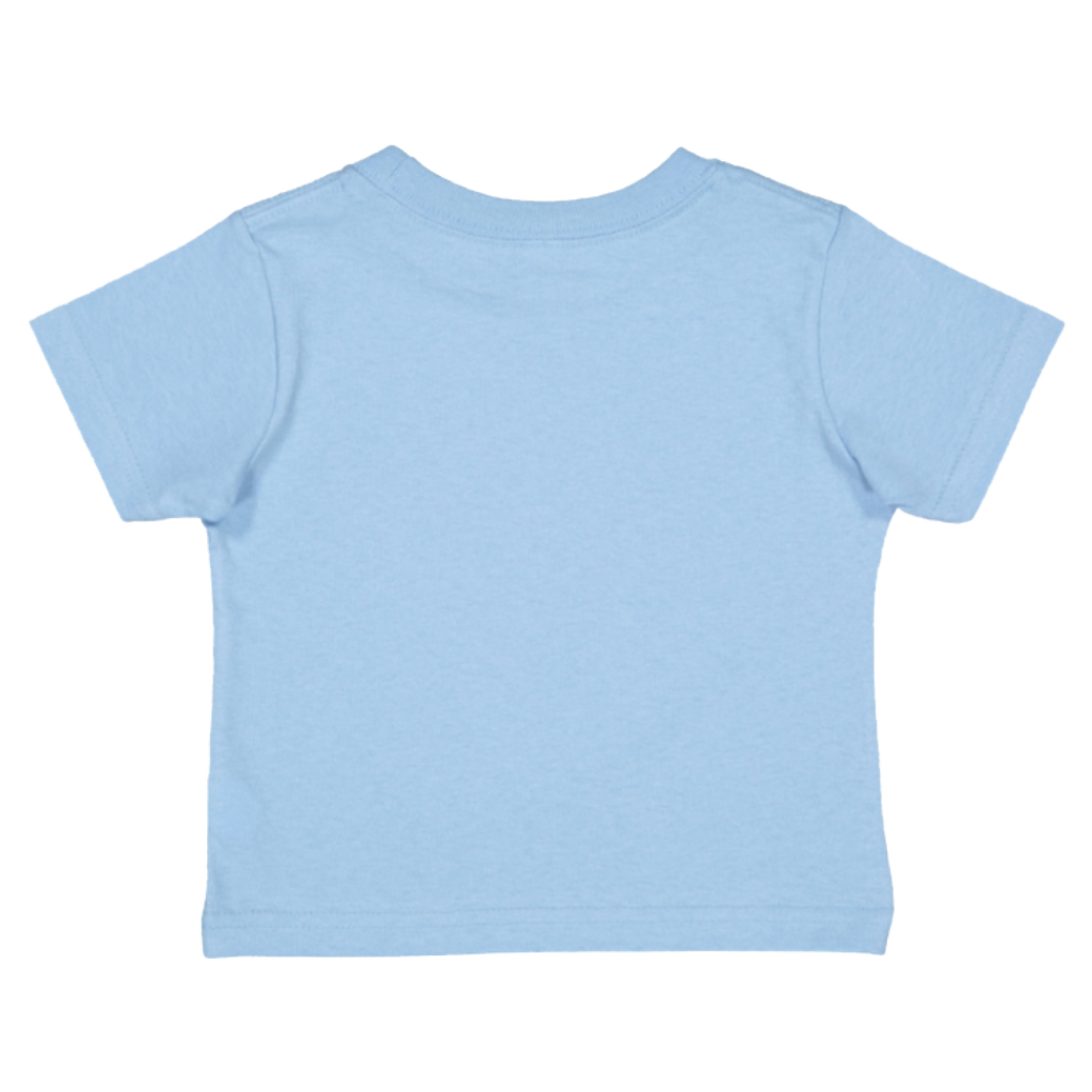 For He is GOOD Infant Fine Jersey Tee - Light Blue