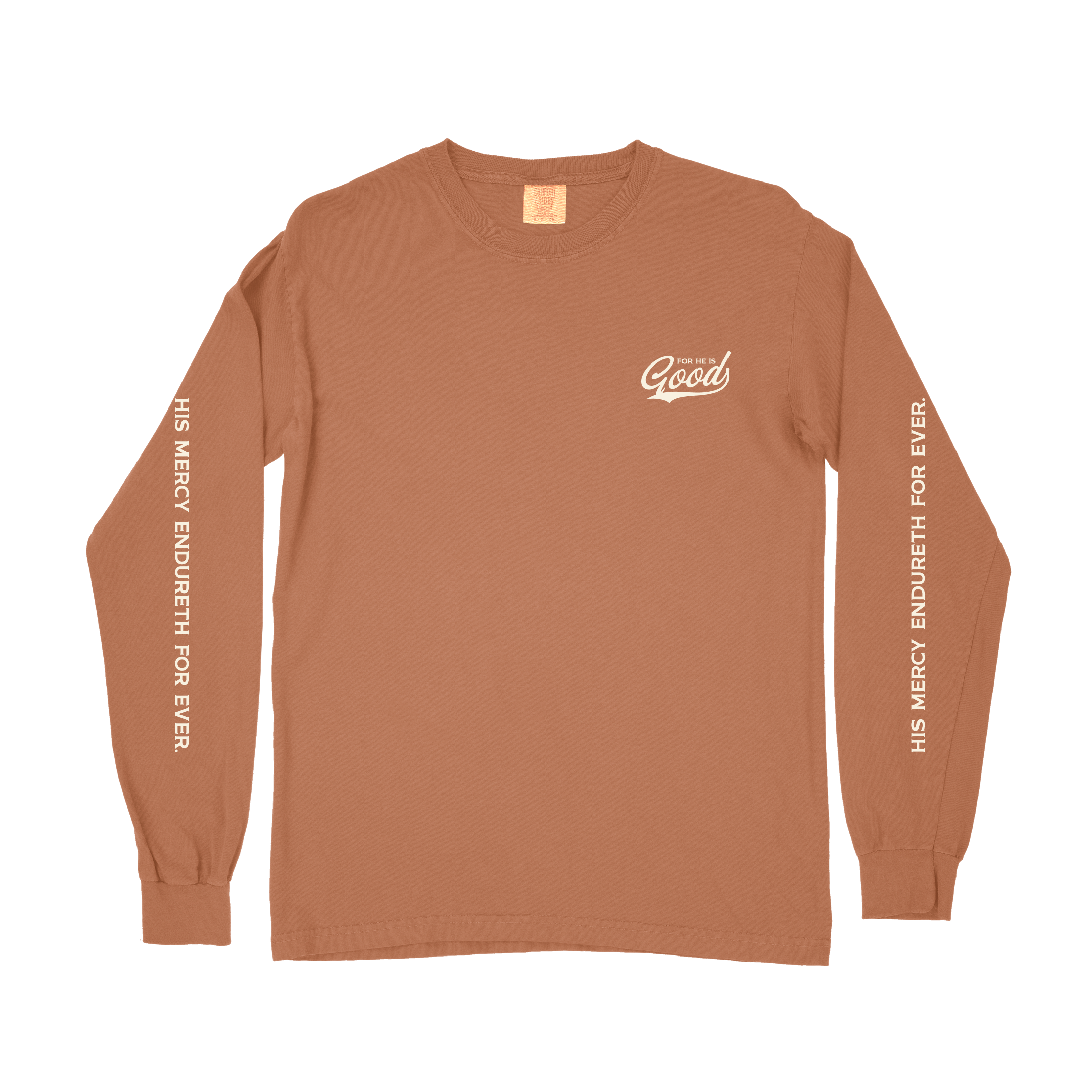 For He is GOOD Long Sleeve Tee - Yam