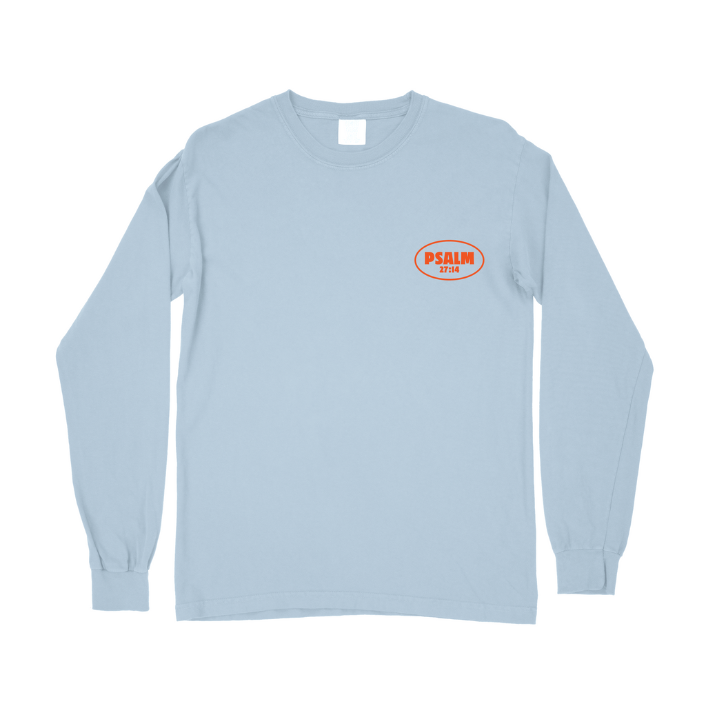Be of GOOD Courage Long Sleeve Tee - Hydrangea