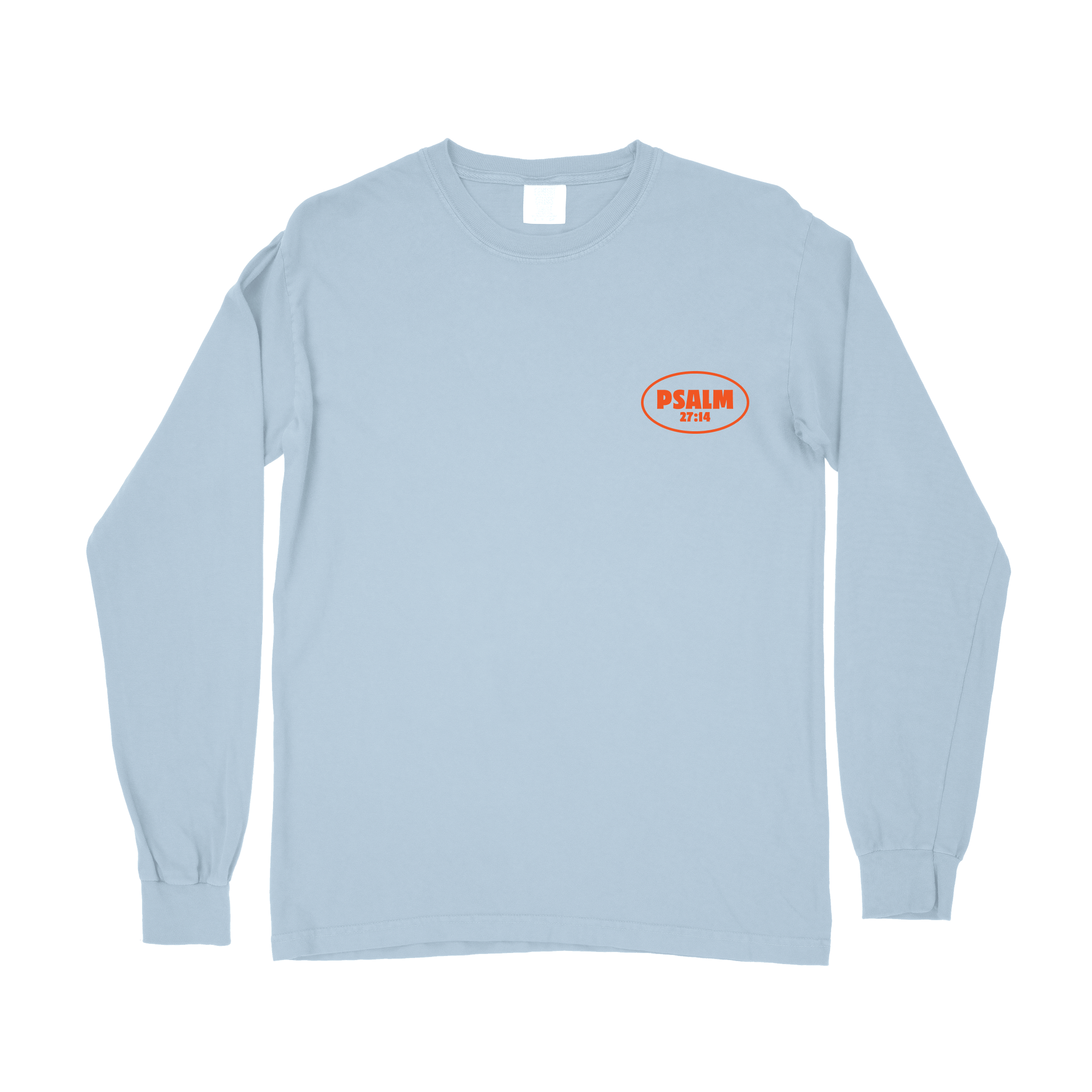 Be of GOOD Courage Long Sleeve Tee - Hydrangea