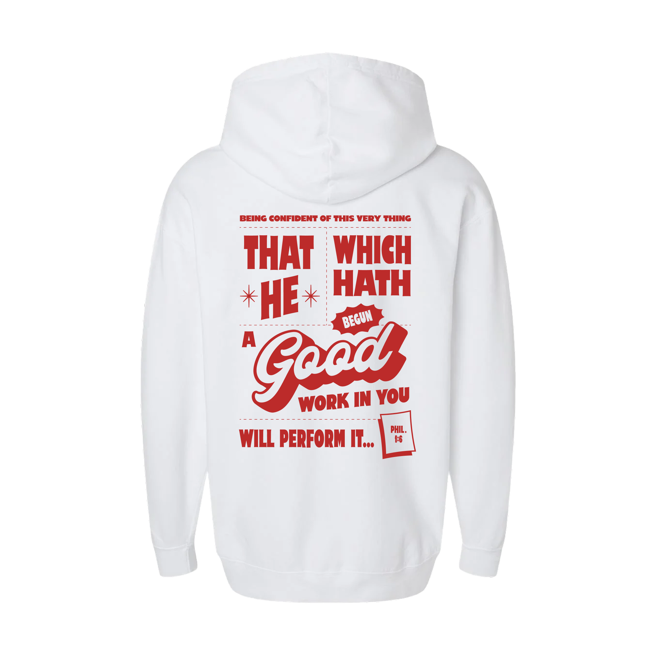 GOOD Work In You Lightweight Hoodie - White