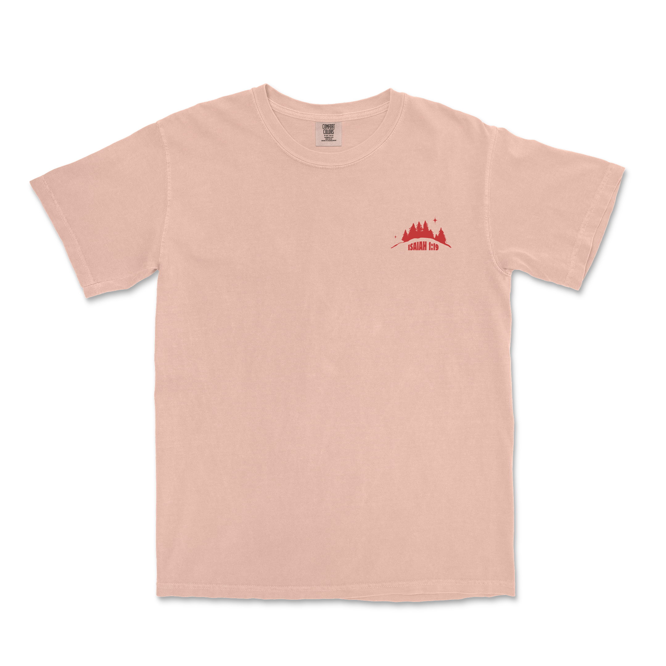 Eat the GOOD of the Land Tee - Peachy