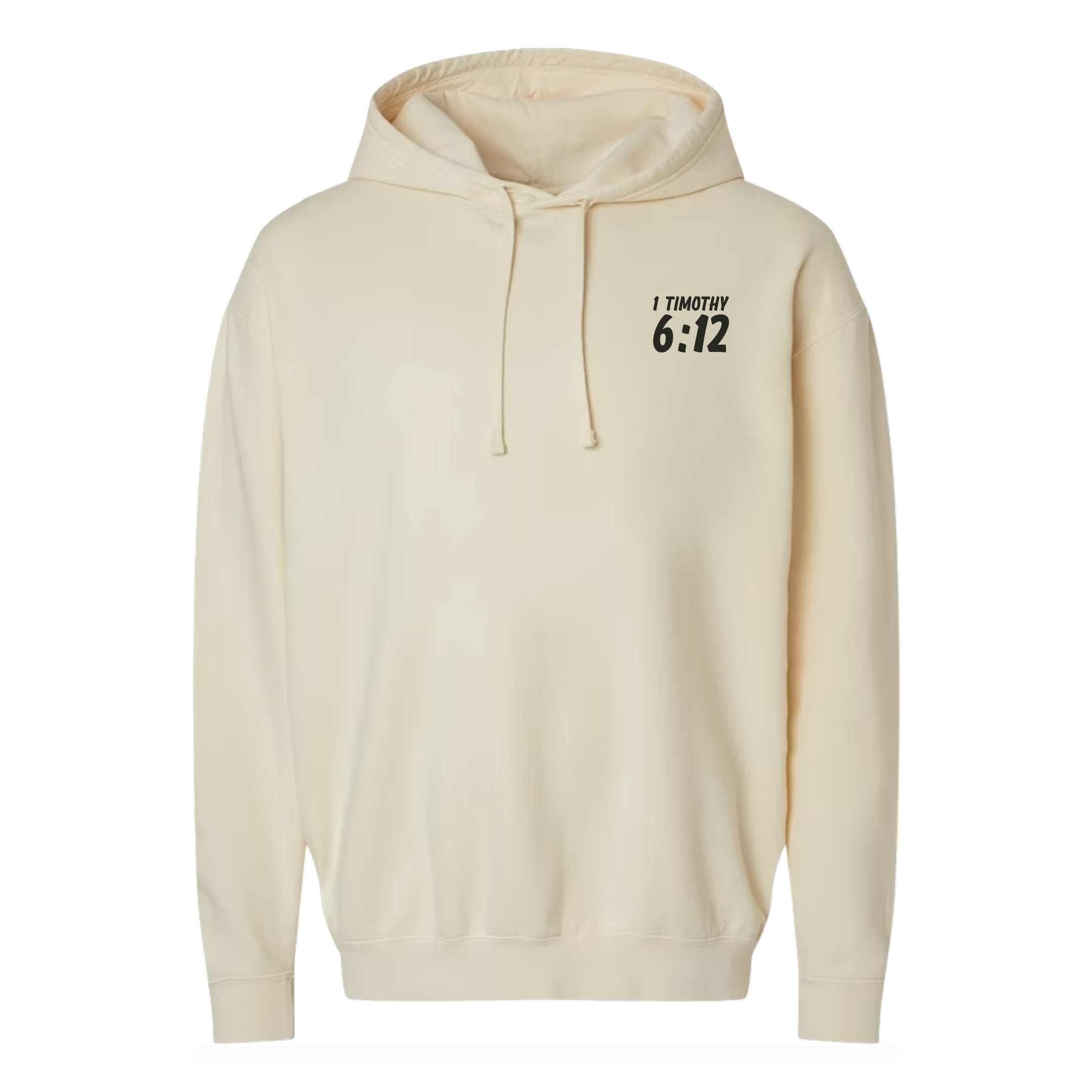 Fight the GOOD Fight of Faith Lightweight Hoodie - Ivory